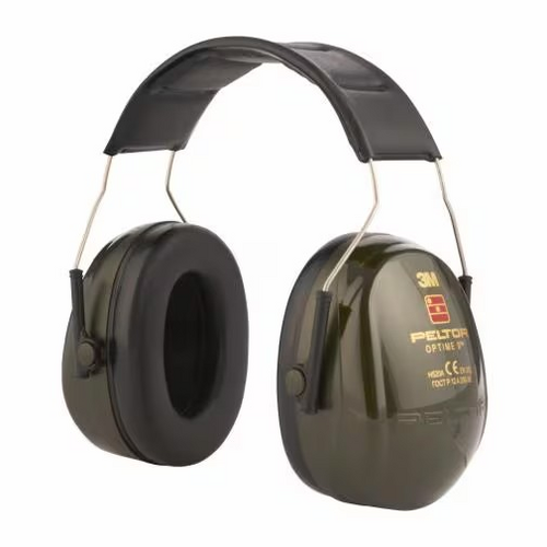 WORKWEAR, SAFETY & CORPORATE CLOTHING SPECIALISTS  - H520P3GS/E OPTIME II HELMET ATT - EARMUFF