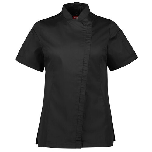 WORKWEAR, SAFETY & CORPORATE CLOTHING SPECIALISTS  - Womens Alfresco Short Sleeve Chef Jacket