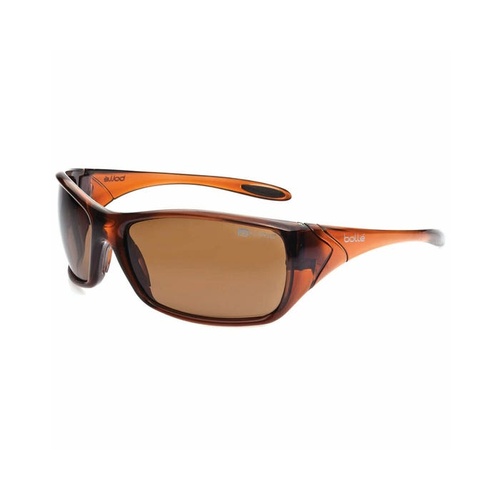 WORKWEAR, SAFETY & CORPORATE CLOTHING SPECIALISTS  - VOODOO Brown Polarised Lens - Soft Drawstring Pouch - Spectacles