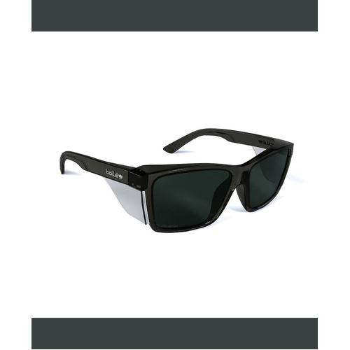 WORKWEAR, SAFETY & CORPORATE CLOTHING SPECIALISTS  - STKS 420 -Smoke Polarized PC Lens -AS -Graphite PC Temples/Frame