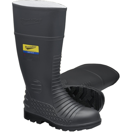 WORKWEAR, SAFETY & CORPORATE CLOTHING SPECIALISTS  - Grey waterproof safety gumboot