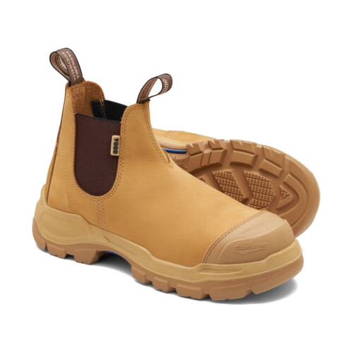 WORKWEAR, SAFETY & CORPORATE CLOTHING SPECIALISTS  - RotoFlex Wheat water-resistant nubuck elastic side safety boot