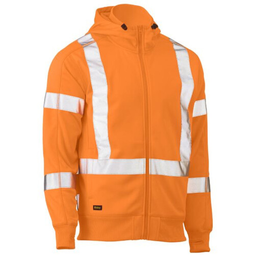 WORKWEAR, SAFETY & CORPORATE CLOTHING SPECIALISTS  - TAPED HI VIS 5 IN 1 RAIN JACKET