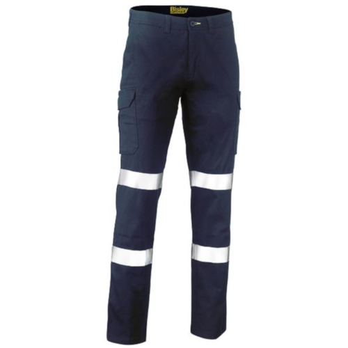 WORKWEAR, SAFETY & CORPORATE CLOTHING SPECIALISTS  - TAPED BIOMOTION STRETCH COTTON DRILL CARGO PANTS