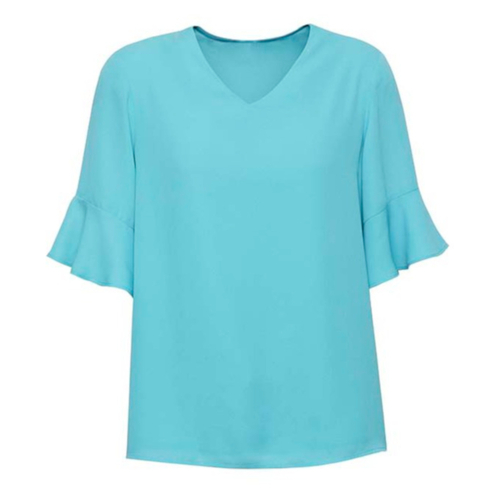 WORKWEAR, SAFETY & CORPORATE CLOTHING SPECIALISTS  - Boulevard - Aria Fluted Sleeve Blouse