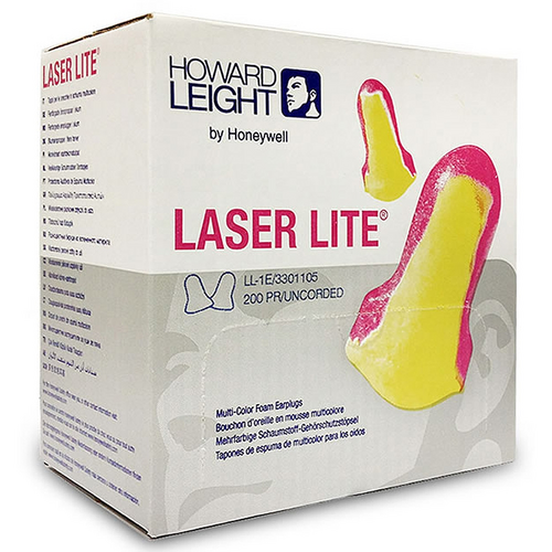 WORKWEAR, SAFETY & CORPORATE CLOTHING SPECIALISTS  - Laser Lite Single Use Earplugs - Uncorded (Box-200pr)