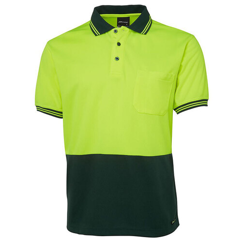WORKWEAR, SAFETY & CORPORATE CLOTHING SPECIALISTS  - JB's HI VIS S/S TRADITIONAL POLO