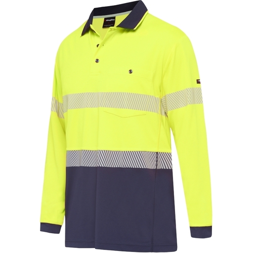 WORKWEAR, SAFETY & CORPORATE CLOTHING SPECIALISTS  - Workcool - Hyperfreeze Spliced Taped Polo L/S