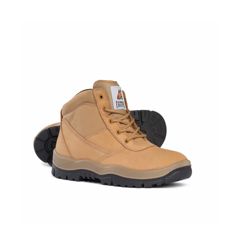 WORKWEAR, SAFETY & CORPORATE CLOTHING SPECIALISTS  - Wheat Lace Up Boot-Wheat-10.5