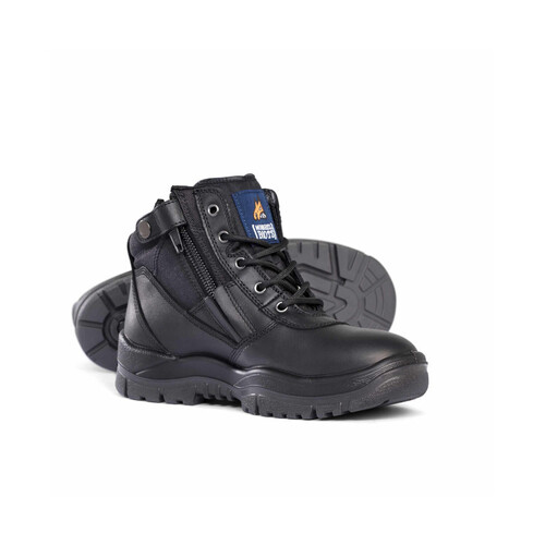 WORKWEAR, SAFETY & CORPORATE CLOTHING SPECIALISTS  - Black Non-Safety ZipSider Boot