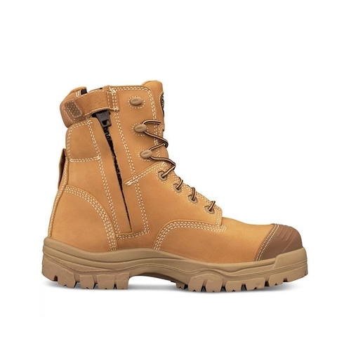 WORKWEAR, SAFETY & CORPORATE CLOTHING SPECIALISTS  - AT 45 - 150mm Zip Side Lace Up Boot - 45-632Z