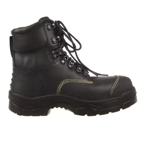 WORKWEAR, SAFETY & CORPORATE CLOTHING SPECIALISTS  - L/Up Mid Cut Boot Black Scuff
