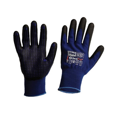 WORKWEAR, SAFETY & CORPORATE CLOTHING SPECIALISTS  - DEXI-FROst Breathable Nitrile Dip with Dots on Winter Liner