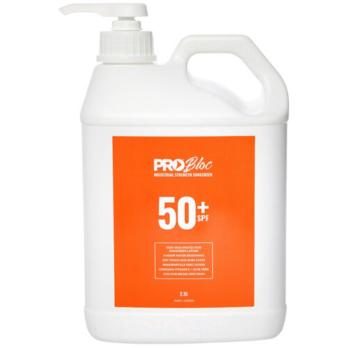 WORKWEAR, SAFETY & CORPORATE CLOTHING SPECIALISTS  - PRO BLOC 50+ Sunscreen