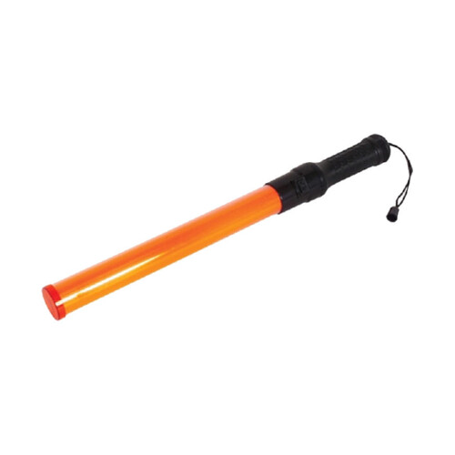 WORKWEAR, SAFETY & CORPORATE CLOTHING SPECIALISTS  - Traffic Wand Orange Flashing/Solid (no batteries)