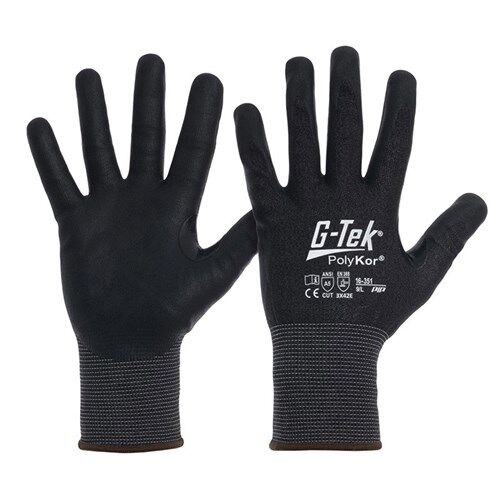WORKWEAR, SAFETY & CORPORATE CLOTHING SPECIALISTS  - G-TEK POLYKOR CUT "E" 21g FOAM NITRILE PALM