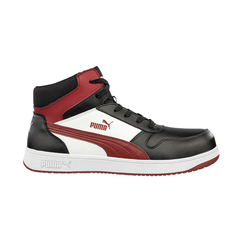 WORKWEAR, SAFETY & CORPORATE CLOTHING SPECIALISTS  - FRONTCOURT MID BOOT - BLACK/RED-Black / Red-42