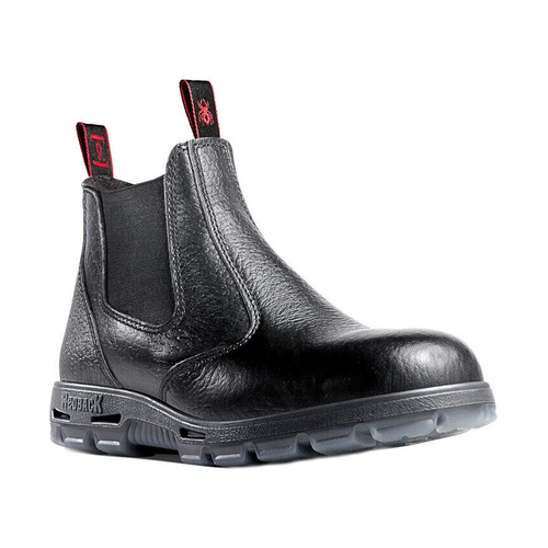 WORKWEAR, SAFETY & CORPORATE CLOTHING SPECIALISTS  - E/S Bobcat Safety Toe Black Rambler-Black-6.5