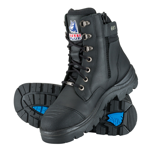WORKWEAR, SAFETY & CORPORATE CLOTHING SPECIALISTS  - SOUTHERN CROSS ZIP SCUFF - TPU - Zip Sided Boot