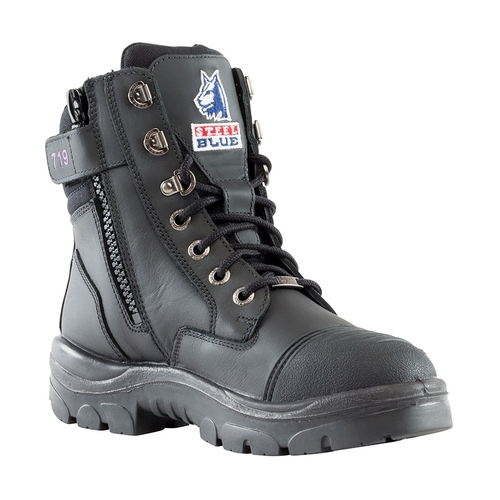 WORKWEAR, SAFETY & CORPORATE CLOTHING SPECIALISTS  - SOUTHERN CROSS ZIP LADIES BOOT - TPU SCUFF