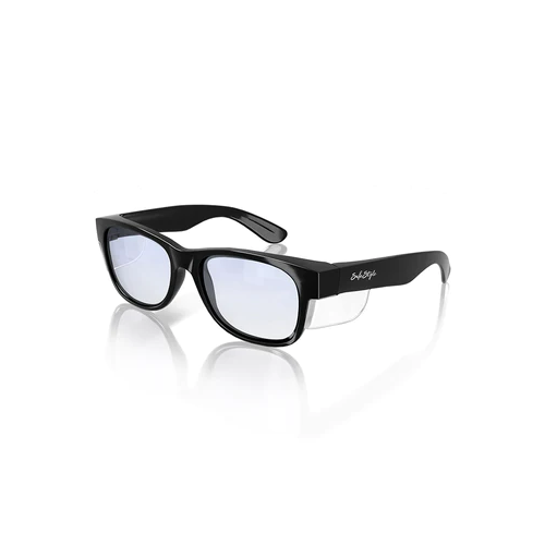 WORKWEAR, SAFETY & CORPORATE CLOTHING SPECIALISTS  - Classics Black Frame/Blue Light Blocking UV400 Lens