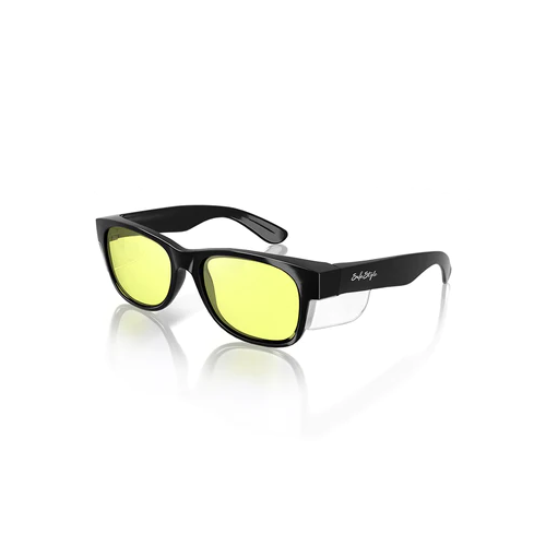 WORKWEAR, SAFETY & CORPORATE CLOTHING SPECIALISTS  - Classics Black Frame/Yellow UV400 Lens