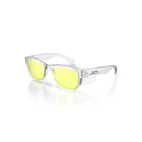 WORKWEAR, SAFETY & CORPORATE CLOTHING SPECIALISTS  - Classics Clear Frame/Yellow UV400 Lens