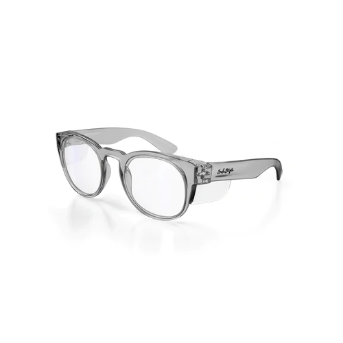 WORKWEAR, SAFETY & CORPORATE CLOTHING SPECIALISTS  - Cruisers Graphite Frame/ Clear Lens - Clear - One Size