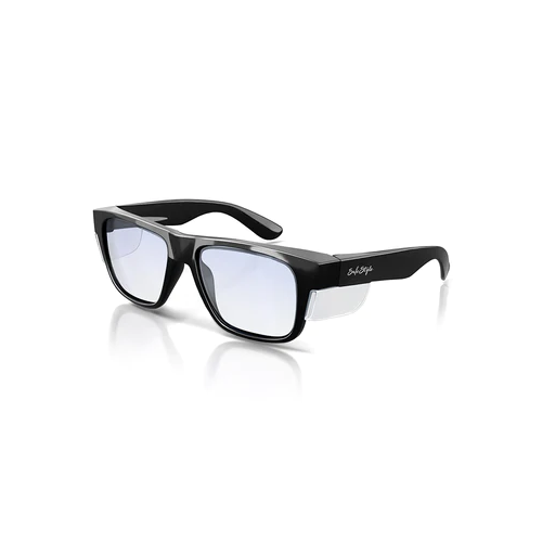 WORKWEAR, SAFETY & CORPORATE CLOTHING SPECIALISTS  - Fusions Black Frame/Blue Light Lens