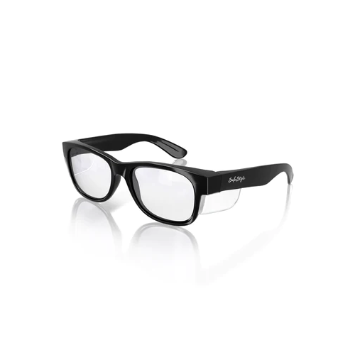 WORKWEAR, SAFETY & CORPORATE CLOTHING SPECIALISTS  - Fusion Black Frame/Clear UV400