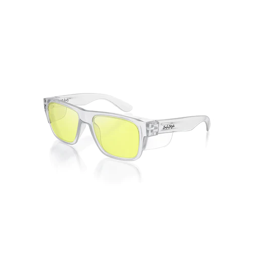 WORKWEAR, SAFETY & CORPORATE CLOTHING SPECIALISTS  - Fusions Clear Frame/Yellow Lens