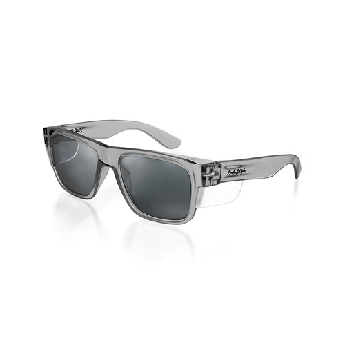 WORKWEAR, SAFETY & CORPORATE CLOTHING SPECIALISTS  - Fusions Graphite Frame/ Tinted UV400 Lens - Tinted - One Size