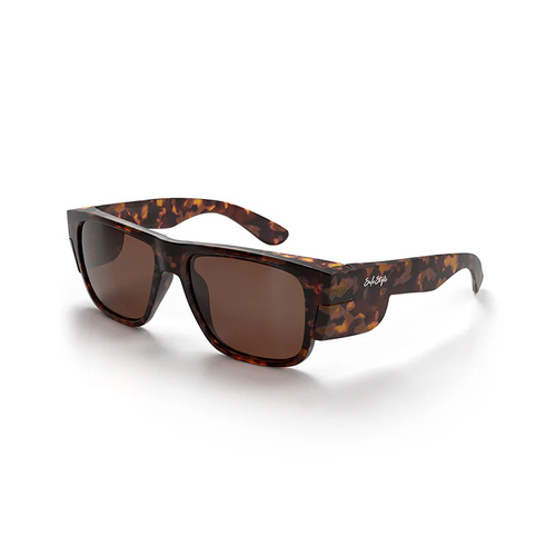 WORKWEAR, SAFETY & CORPORATE CLOTHING SPECIALISTS  - Fusions Matte Tort Frame Brown Polarised Lens