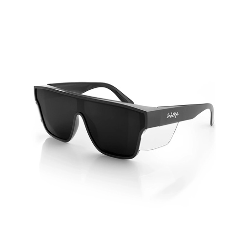 WORKWEAR, SAFETY & CORPORATE CLOTHING SPECIALISTS  - Primes Black Frame Polarised Lens