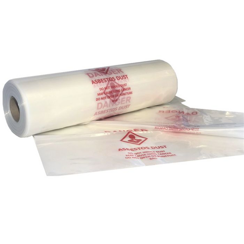 WORKWEAR, SAFETY & CORPORATE CLOTHING SPECIALISTS  - Surepak Asbestos Bags (IND) - Medium Bags 700x1100mm ( Roll of 50)