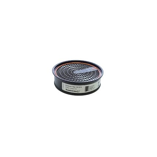 WORKWEAR, SAFETY & CORPORATE CLOTHING SPECIALISTS  - SR510 Sundstrom Particulate Filter Black P2 F/Face P3 -Individually sold -( 1x Filter)