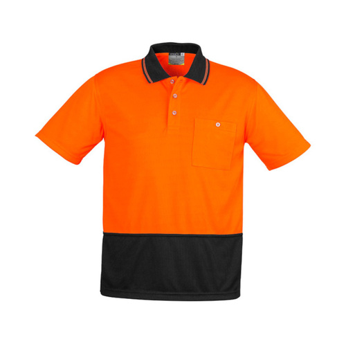 WORKWEAR, SAFETY & CORPORATE CLOTHING SPECIALISTS  - Unisex Hi Vis Basic Spliced S/S Polo